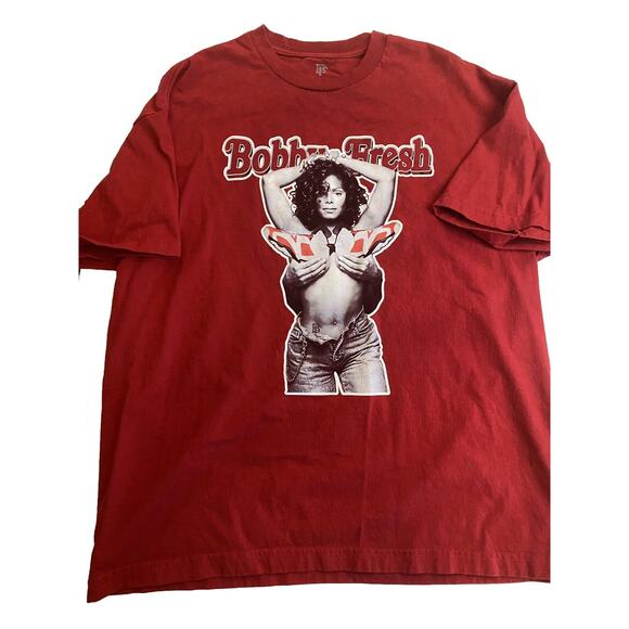 Bobby Fresh Shirt Mens Extra Large Red Jordan Basketball Shoes Janet Jackson - Picture 3 of 9